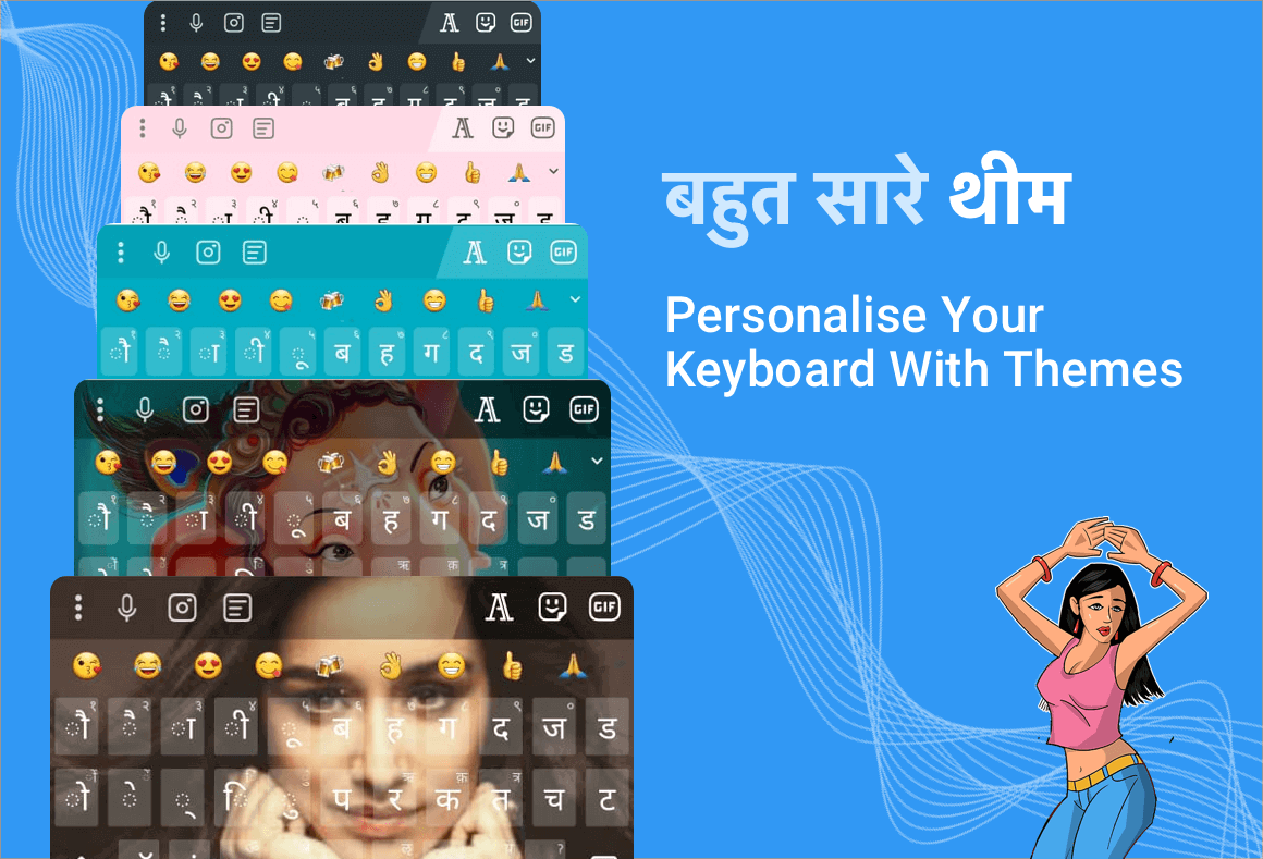 Personlise your keyboard with themes